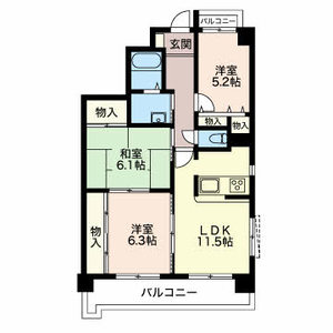 キャッスルサイド丹羽 0101号室