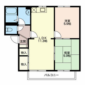 ＳＵＮ　ＶＩＬＬＡＧＥ　ＹＯＳＨＩＤＡ B101号室