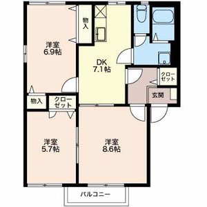 ディアス柏王 B201号室