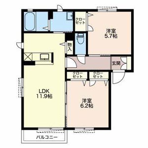 アベニュー日垣田 A101号-2