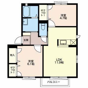 ヴィル　グランディール　川の街壱拾番館 KA21号室