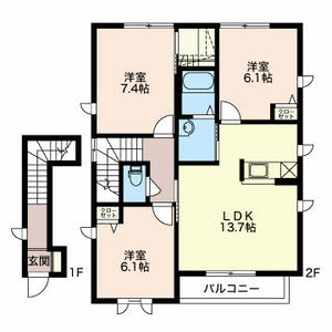 クレスト上の原 B201号-2