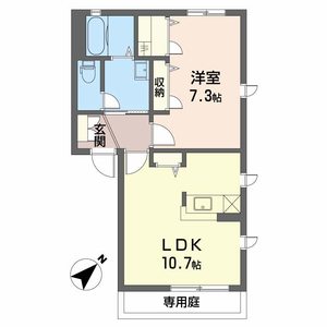 ウェスト川原田 B103号室