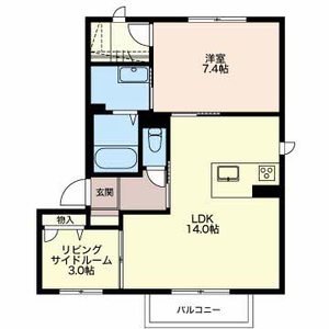 エスト植田山 0201号室