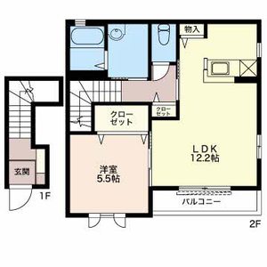スカイコート A201号室