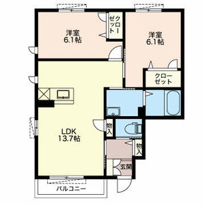 バトー　エメロード A102号室