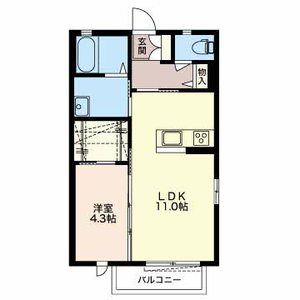 プロシードＫＥＮ　Ｅ棟 0201号-2