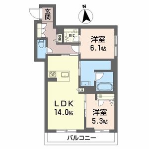 シャーメゾン　アトリエール0301号室_間取り画像