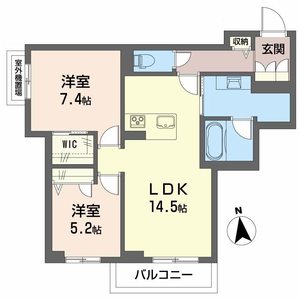 シャーメゾン　アトリエール0303号室_間取り画像