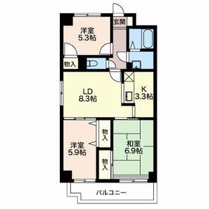 Ｃｏｍｆｏｒｔ２１ 0401号室