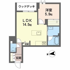 ヴェスプッチ（ＶＥＳＰＵＣＣＩ） 0102号室