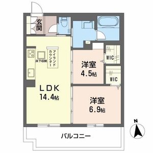 シャーメゾンステージ茜部本郷 0105号室