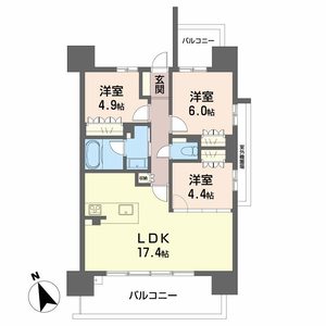 ファミリアーレ上小田井グランステージ　１０１２号室