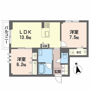 シャーメゾンＭⅡ（ＳｈａＭａｉｓｏｎ　ＭⅡ） 0201号室