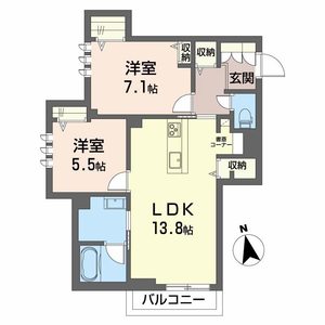 シャーメゾンＭⅡ（ＳｈａＭａｉｓｏｎ　ＭⅡ） 0206号室