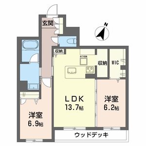 シャーメゾンＡｒｔｓｙ 0102号室