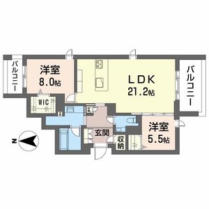 白壁　ＴＨＥ　ＧＡＲＤＥＮ 200号室