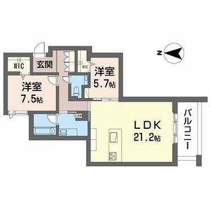 白壁　ＴＨＥ　ＧＡＲＤＥＮ 202号室