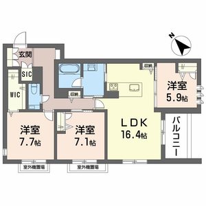 Ｓメゾン勝川 0202号室