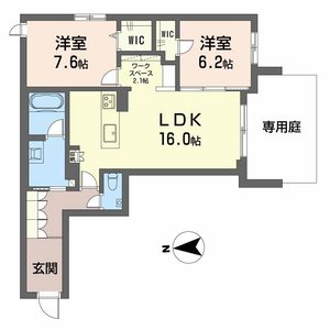 カーサ　グリシーナ　北原 0103号室