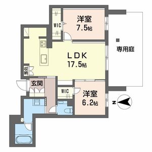 カーサ　グリシーナ　北原 0105号室