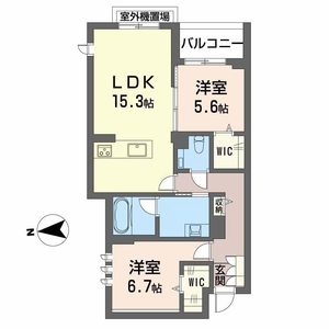カーサ　グリシーナ　北原 0201号室