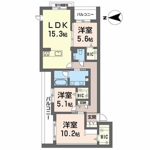 カーサ　グリシーナ　北原 0401号室