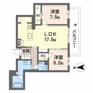 カーサ　グリシーナ　北原 0405号室