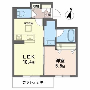 シャーメゾン弁天 0102号室