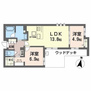 シャーメゾン弁天 0101号室