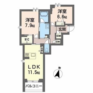 シャーメゾン　ヴェルジェ 0204号室