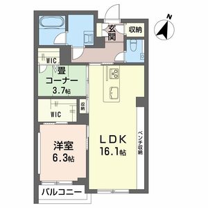 ＡＺＵＲ米山 0106号室
