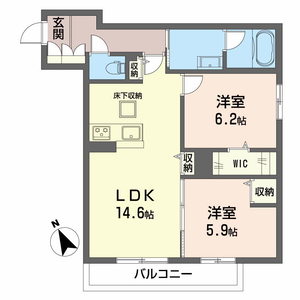 シャーメゾン岐南 0103号室