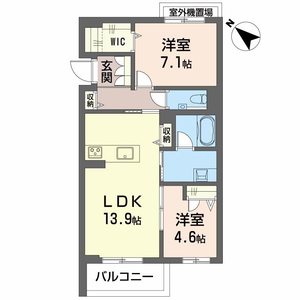 Ａｉｌｅ　Ｂｌａｎｃｈｅ　吹上 0403号室