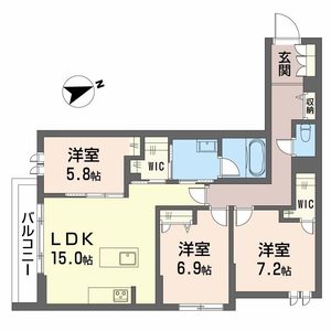 シャーメゾンウィンクス 0201号室