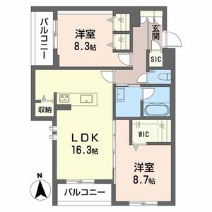 プレミアス御幸 0201号室