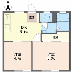 サンシティ大石Ａ・Ｂ A013号室