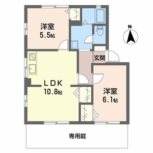 フレグランス大石Ａ・Ｂ・Ｃ A102号室