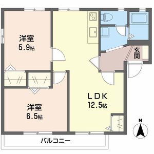 フレグランス大石Ａ・Ｂ・Ｃ C202号室