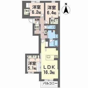 Ａｖａｎｃｅ東草深ＷＥＳＴ 0101号室