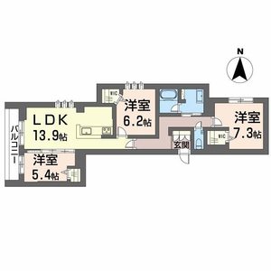 Ａｖａｎｃｅ東草深ＷＥＳＴ 0205号室