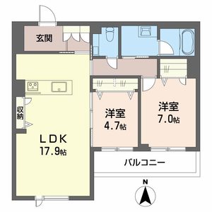 ＡＬＮＥＳＴ 0205号室