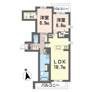 レフィシア・グリシーヌ 0201号室