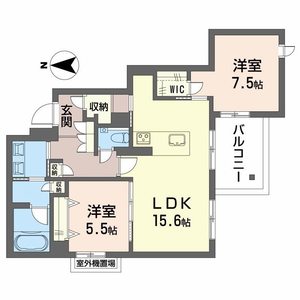 エクラージュ花町 0202号室