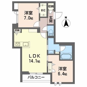 シャーメゾン西荘 0302号室