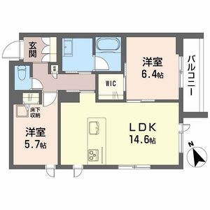ベレオ中台 0102号室