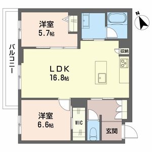 ベレオ中台 0105号室