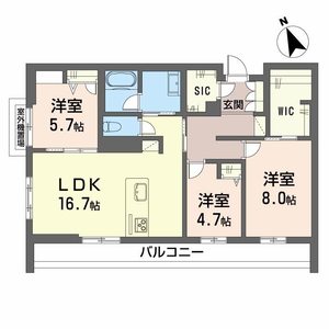 ベレオ中台 0303号室