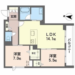 モンジュ広沢 0101号室