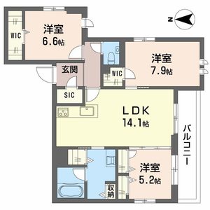 ｍａｉｓｏｎ　ｋｅｙａｋｉ 0302号室